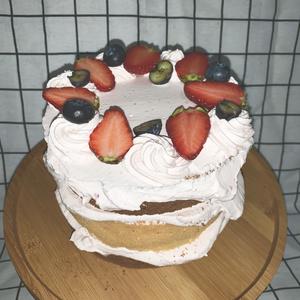草莓奶油🍓裸蛋糕 | 仙女🧚最爱 | 无需抹面技巧的做法 步骤5