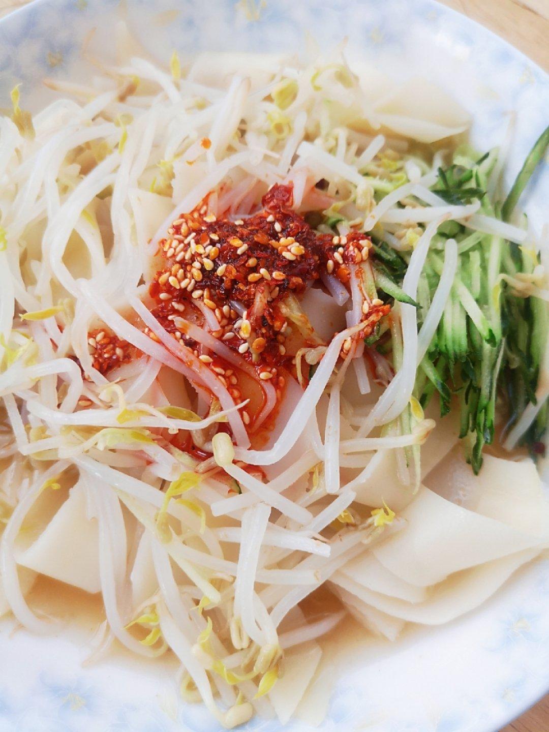 不用水洗的自制凉皮，零失败