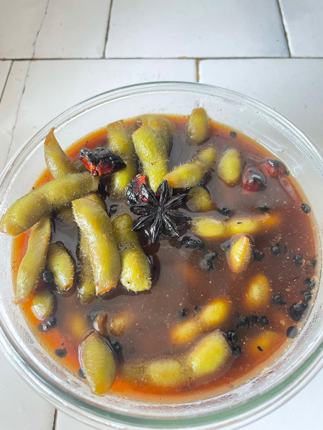 卤毛豆（麻辣味）