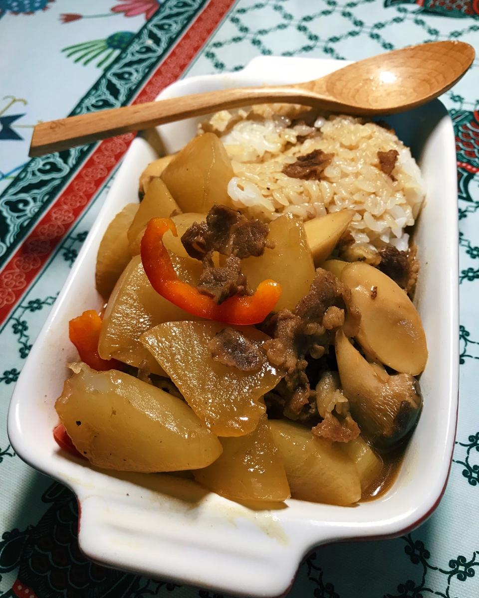菌菇肥牛烧萝卜「超级简单&超级营养&超级美味」