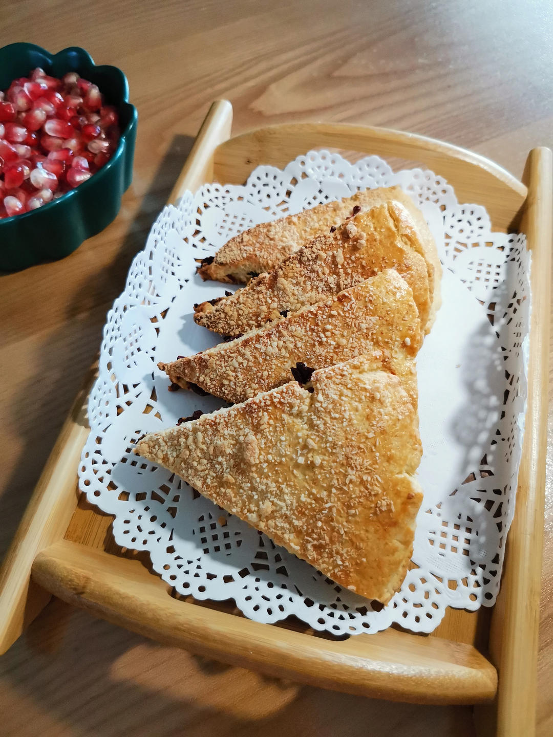 满屋飘香，口口都是满足——酥松香甜的蔓越莓蜜豆司康