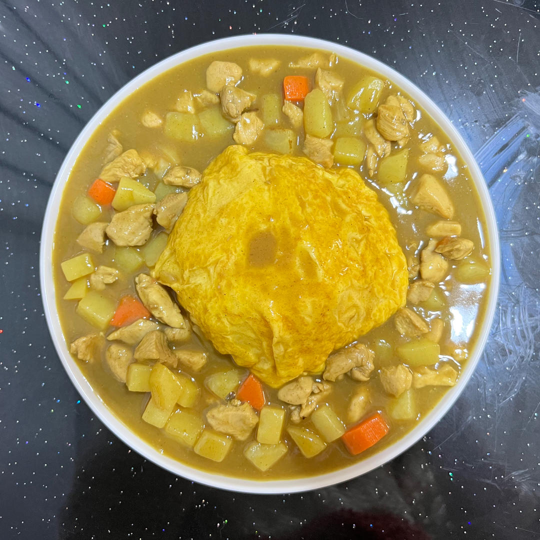 日式咖喱鸡蛋包饭