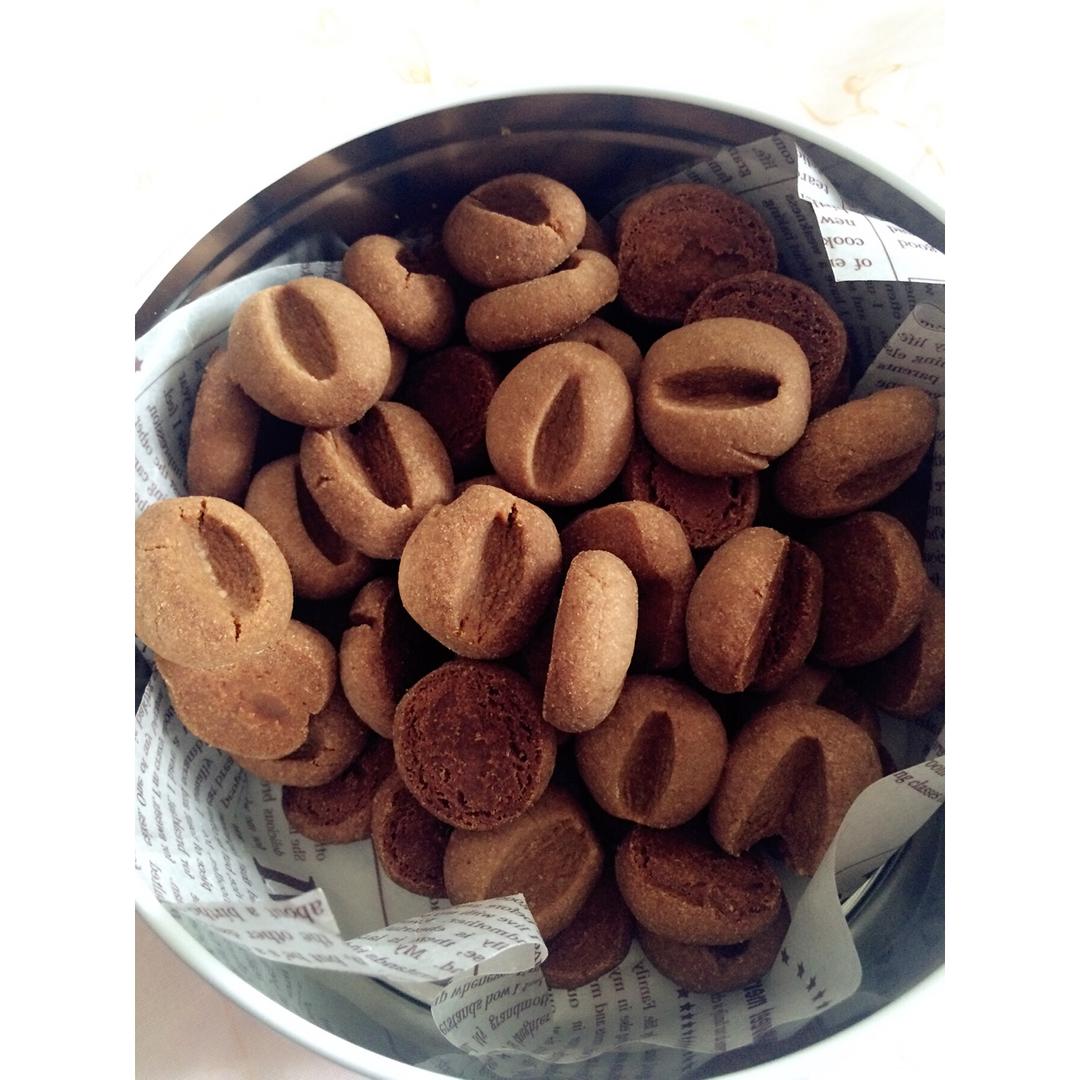 【咖啡豆豆饼干】简单的硬饼干