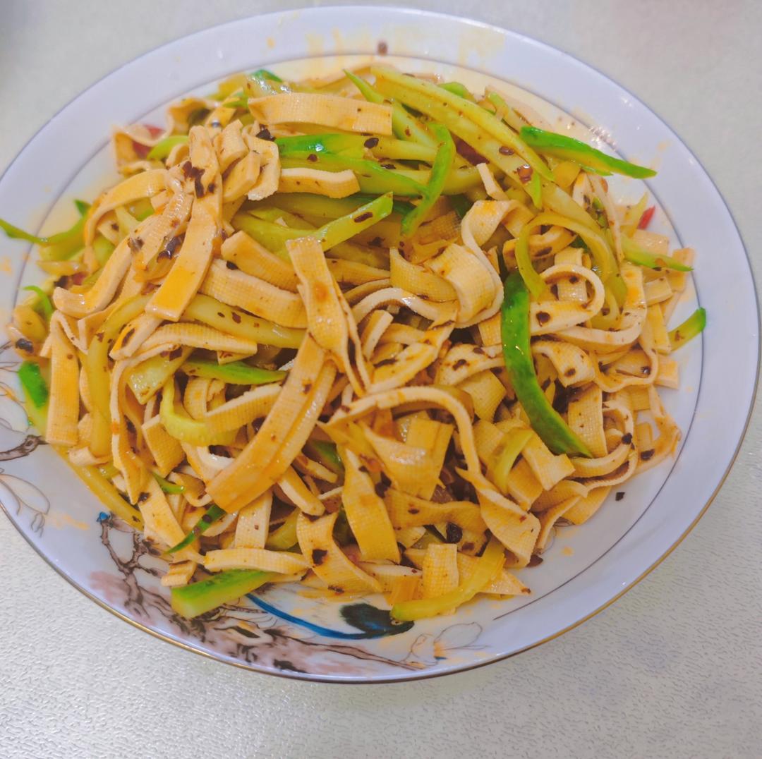葱油豆腐皮