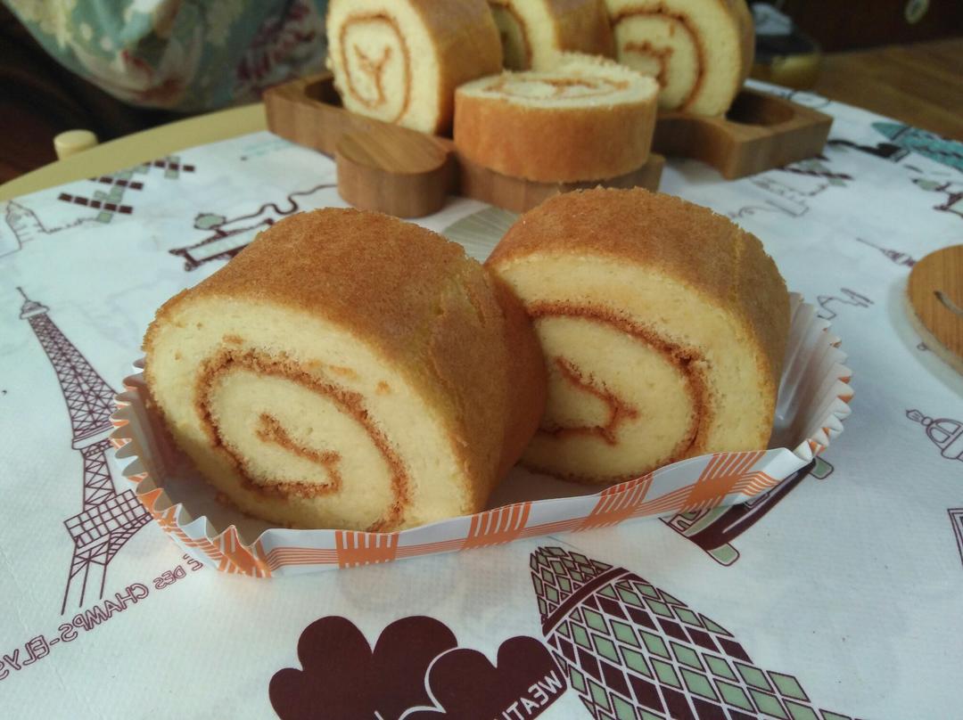 原味蛋糕卷