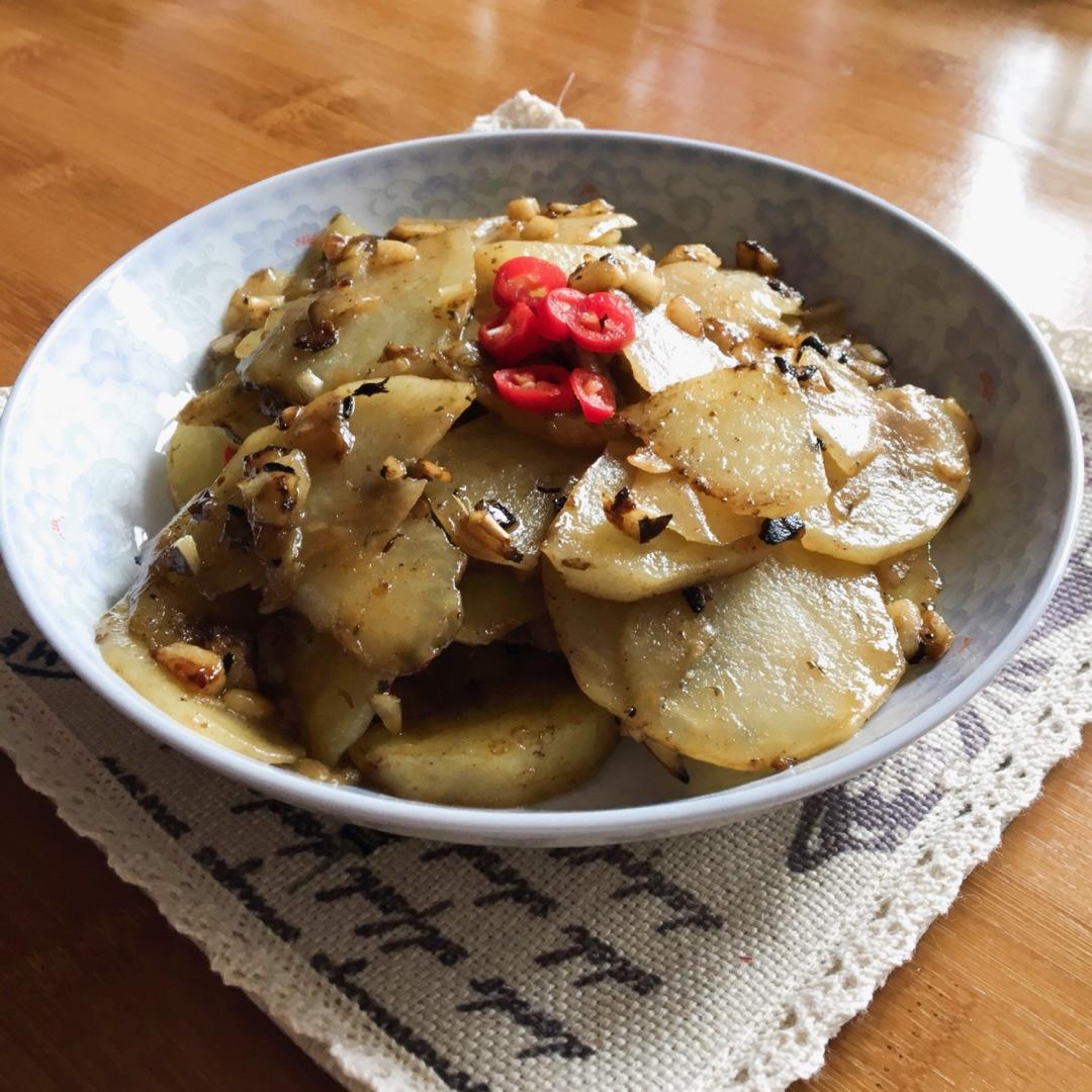 孜然烧烤土豆之无烤箱版