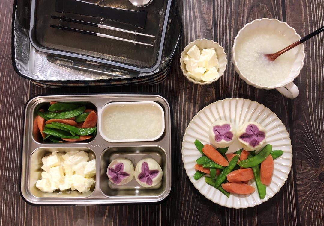 紫薯馒头-双色卡通馒头