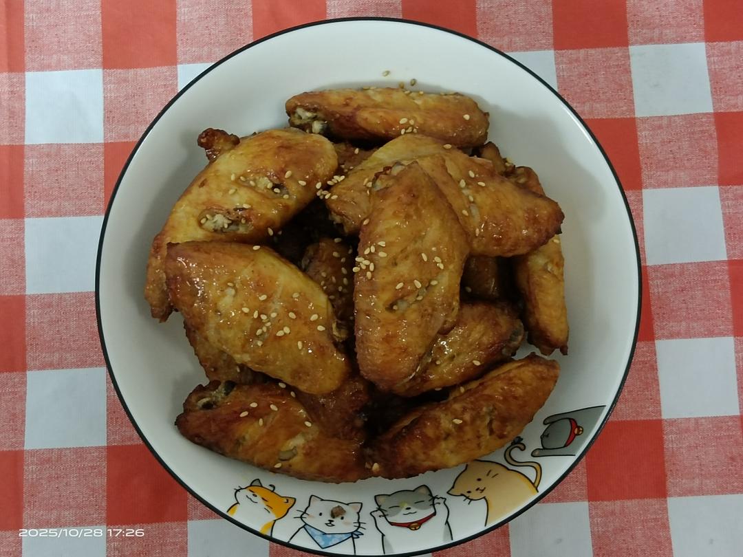 空气炸锅新奥尔良烤鸡翅