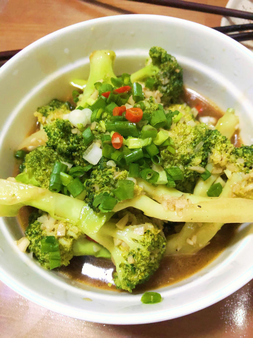低脂低卡减脂餐～黑椒虾仁西兰花