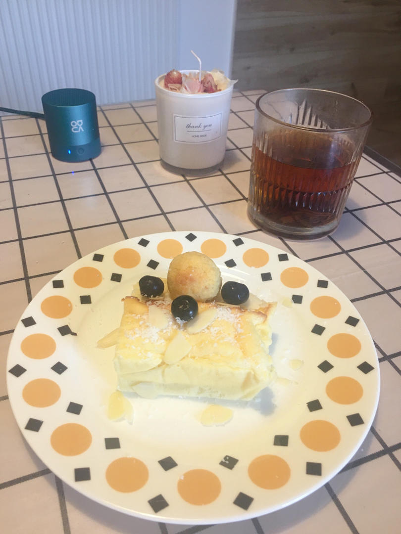 自制酸奶无油低卡伪芝士轻乳酪蛋糕