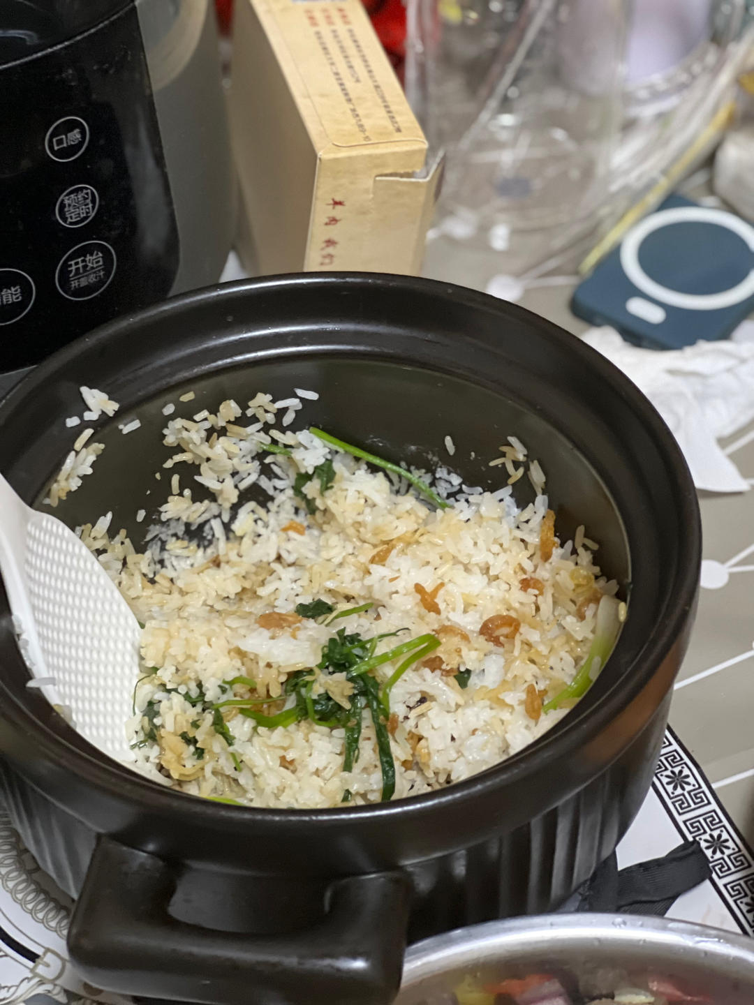 干鱿瑶柱煲仔饭