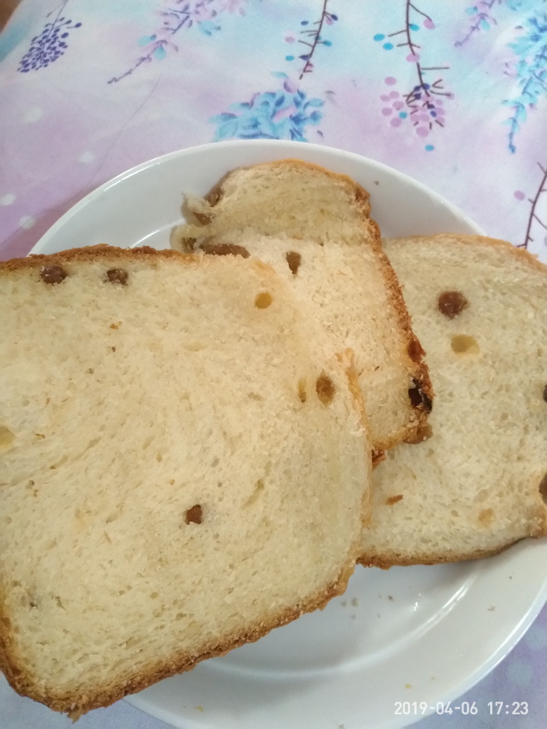 淡奶油面包(面包机版)