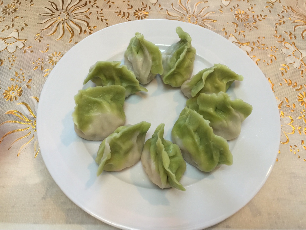 吉祥花戒指做的葫芦馅饺子