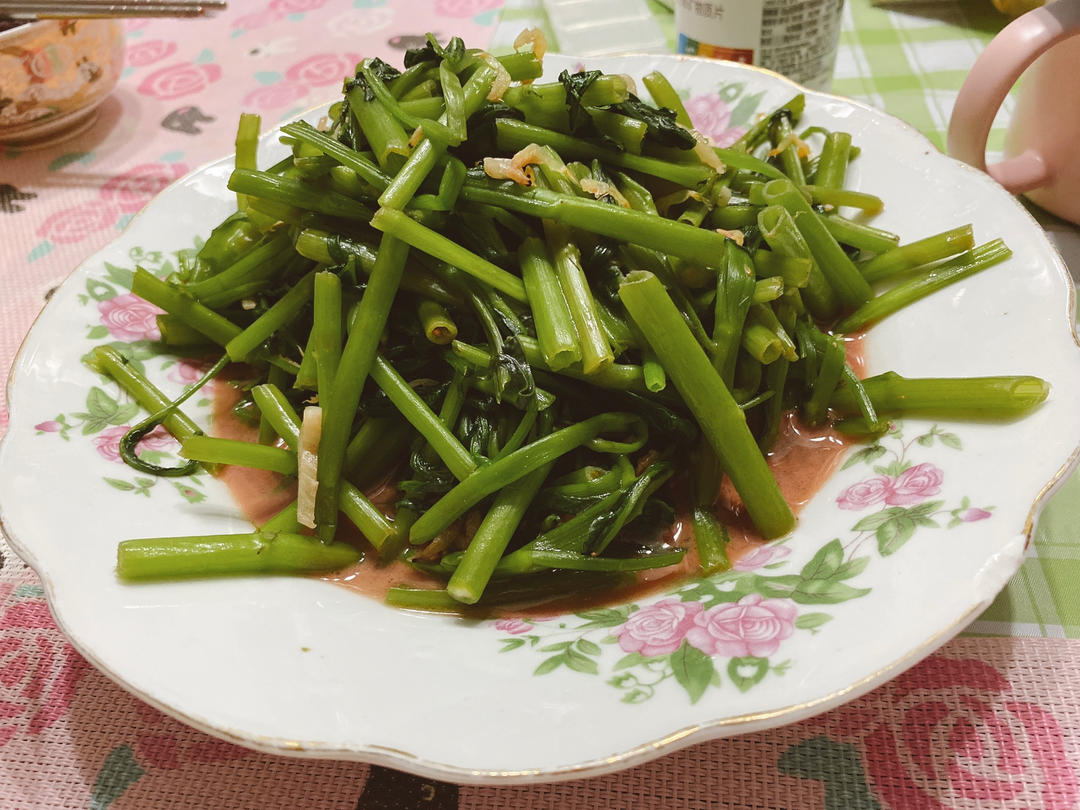 【粤式小炒】南乳空心菜