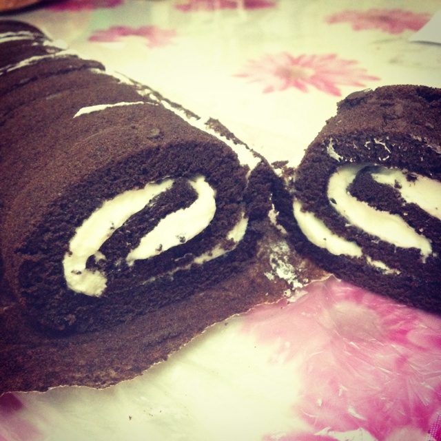 超简单·巧克力蛋糕卷