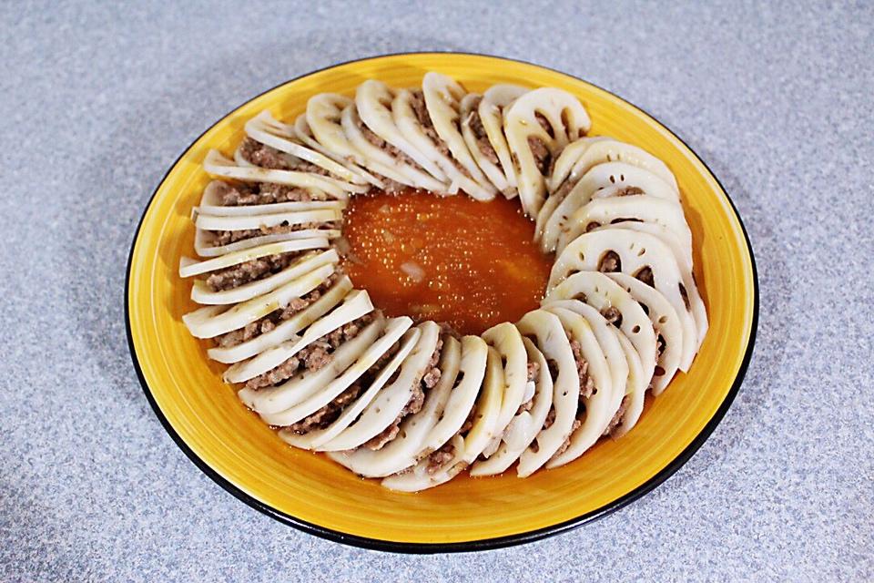 莲藕蒸肉-绝对是家宴的首选作品！