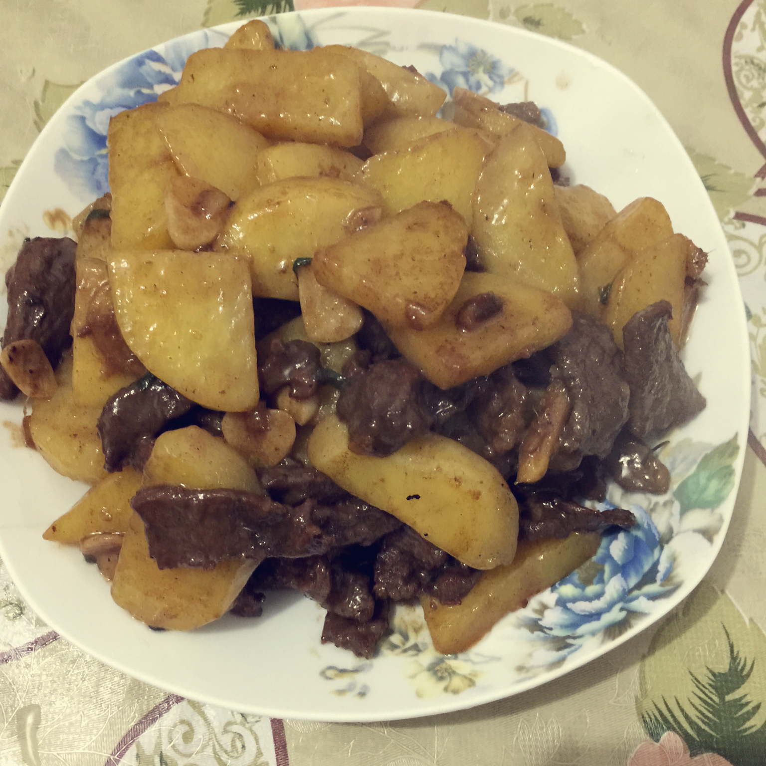 土豆炒牛肉