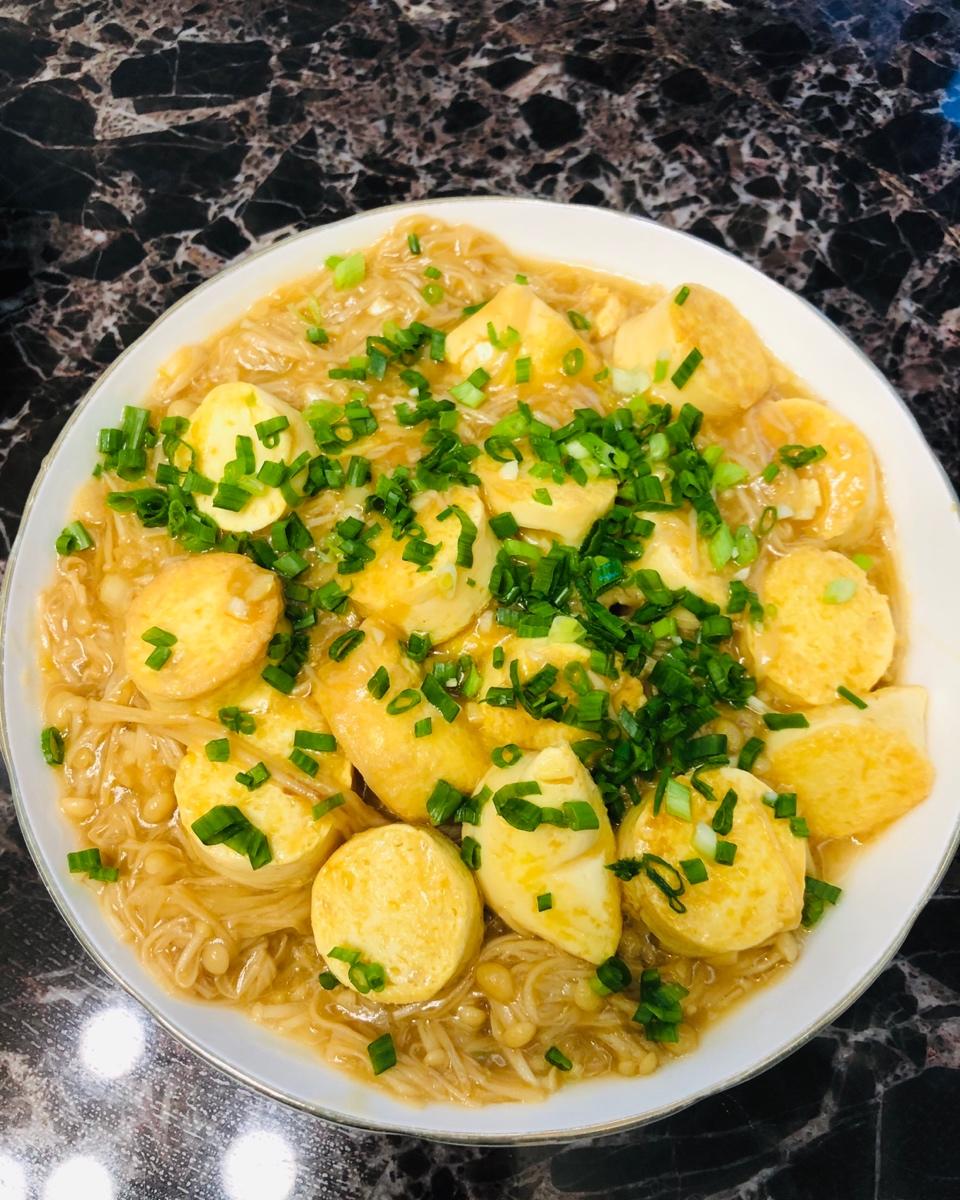 金针菇烧日本豆腐