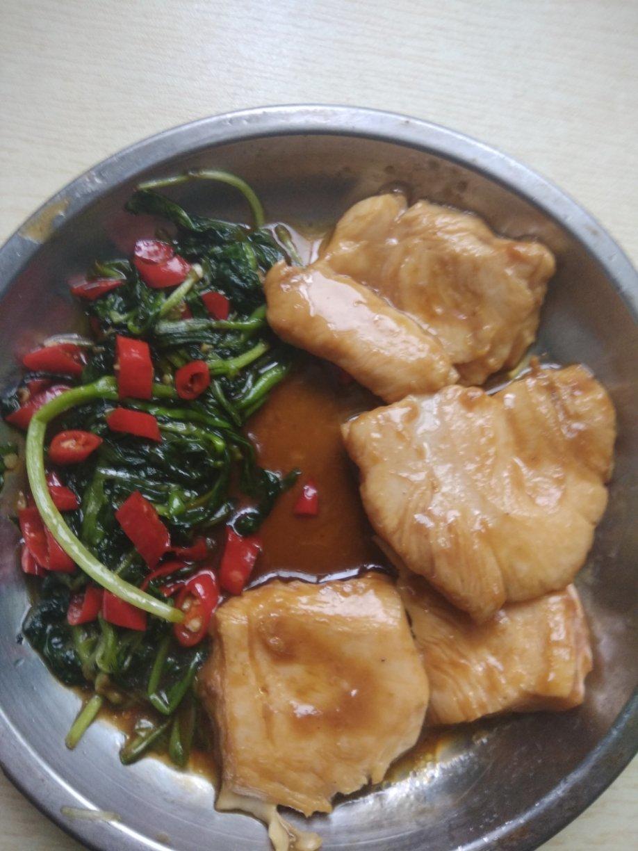 蚝油煎鸡胸肉（真的只要腌了就炒鸡嫩！（新增微波式