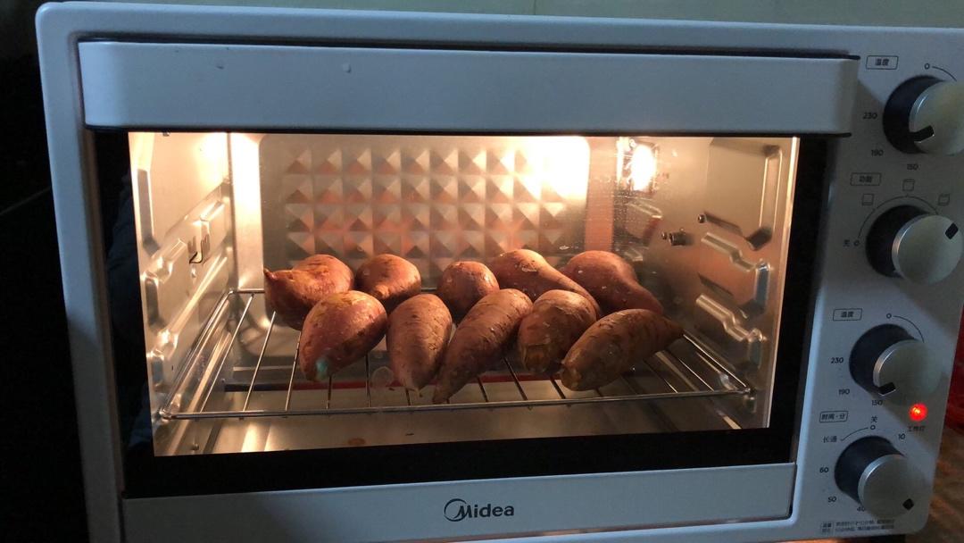 casalin做的烤箱烤红薯