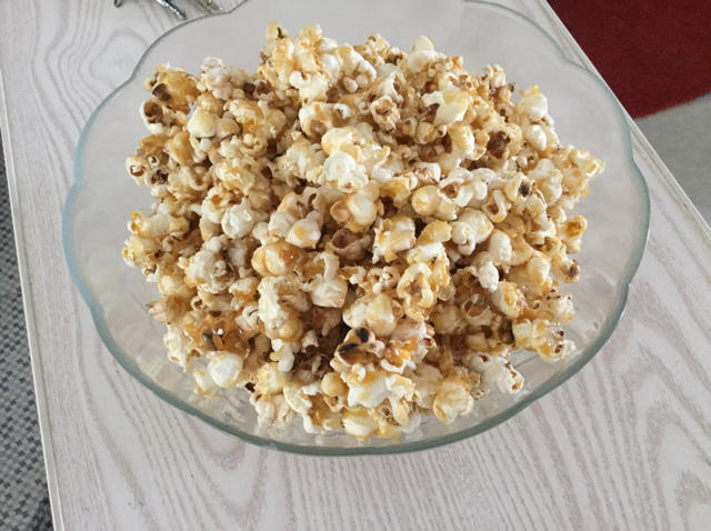 春节零食自制焦糖爆米花 Caramel Popcorn