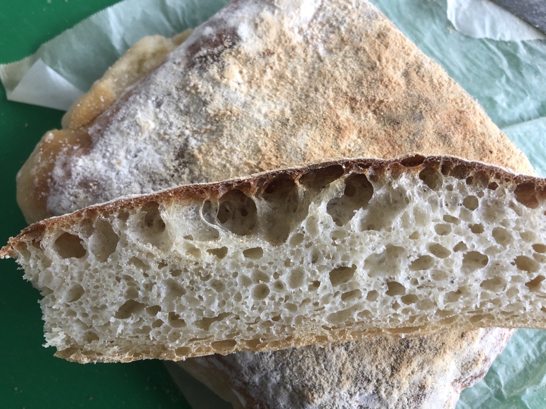 完全不用揉的面包，对，完全不用揉！ | Ciabatta