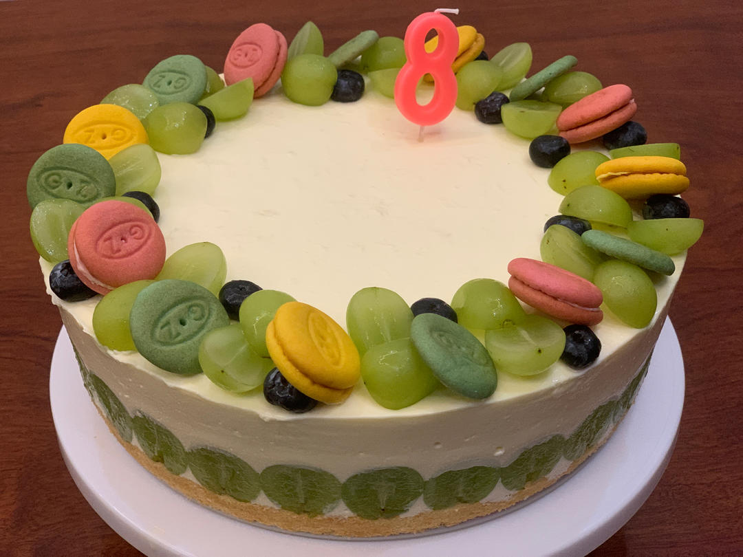 搬运【青提酸奶慕斯蛋糕】—cooking tree