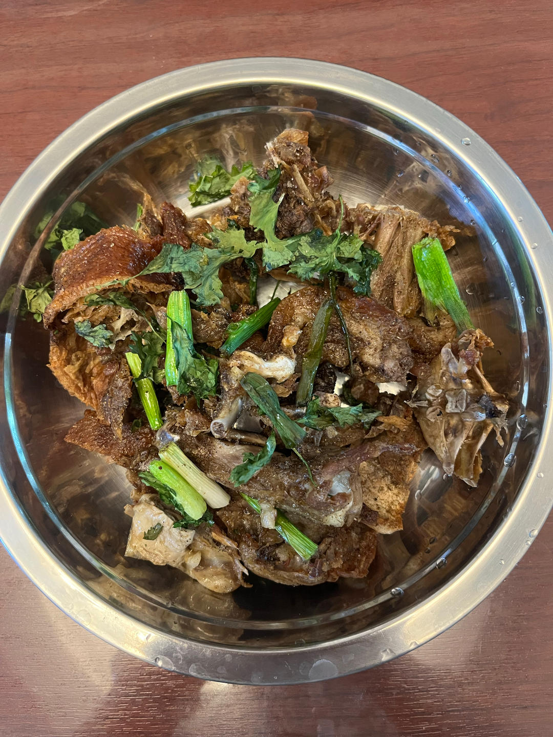 不放油的空气炸锅做椒盐鸭架