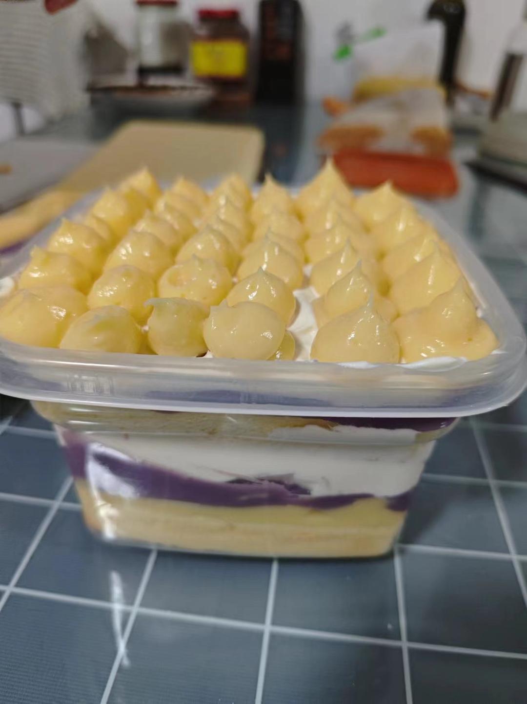 多重口感的芋泥豆乳盒子，保你吃一次就爱上，谁吃谁迷糊！