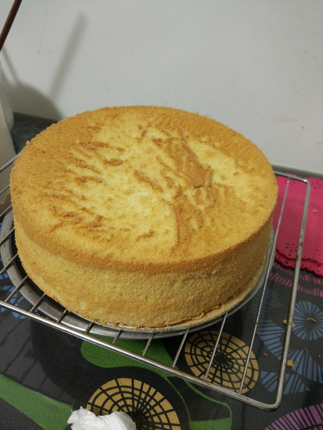飞雪无霜版8寸戚风蛋糕