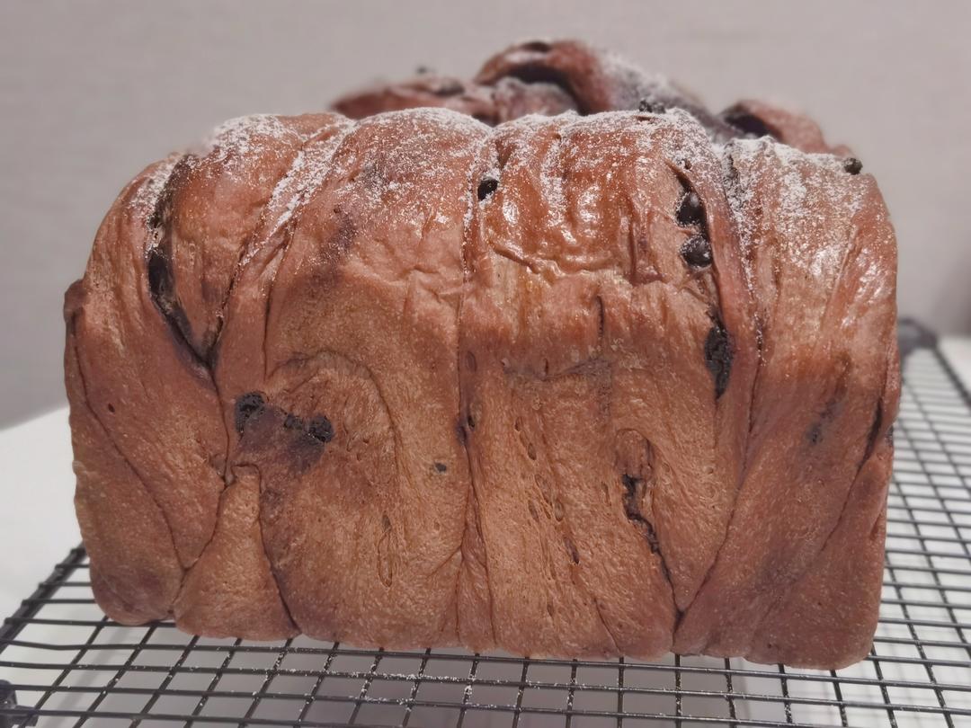 雪山巧克力吐司（巧克力奥利奥吐司面包）