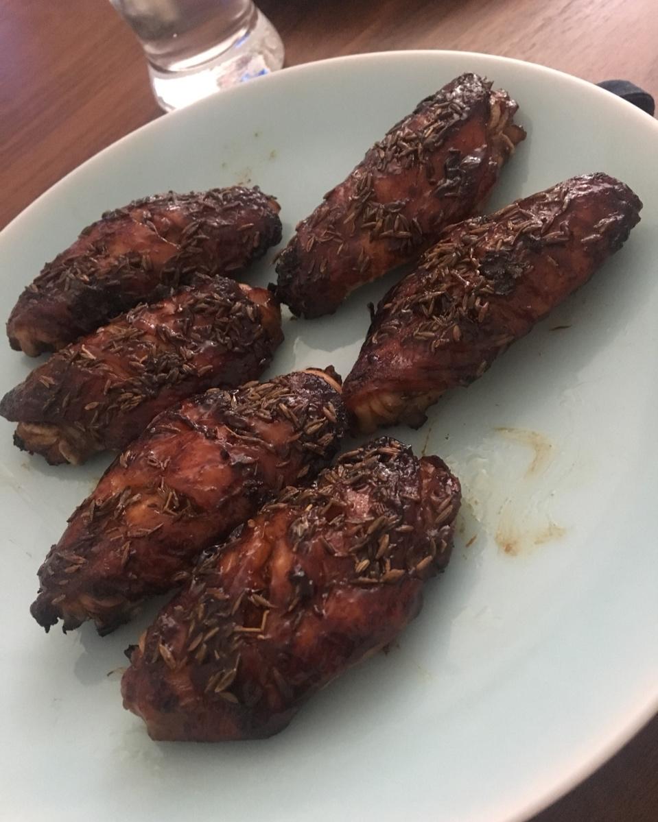 烤箱孜然烤鸡翅