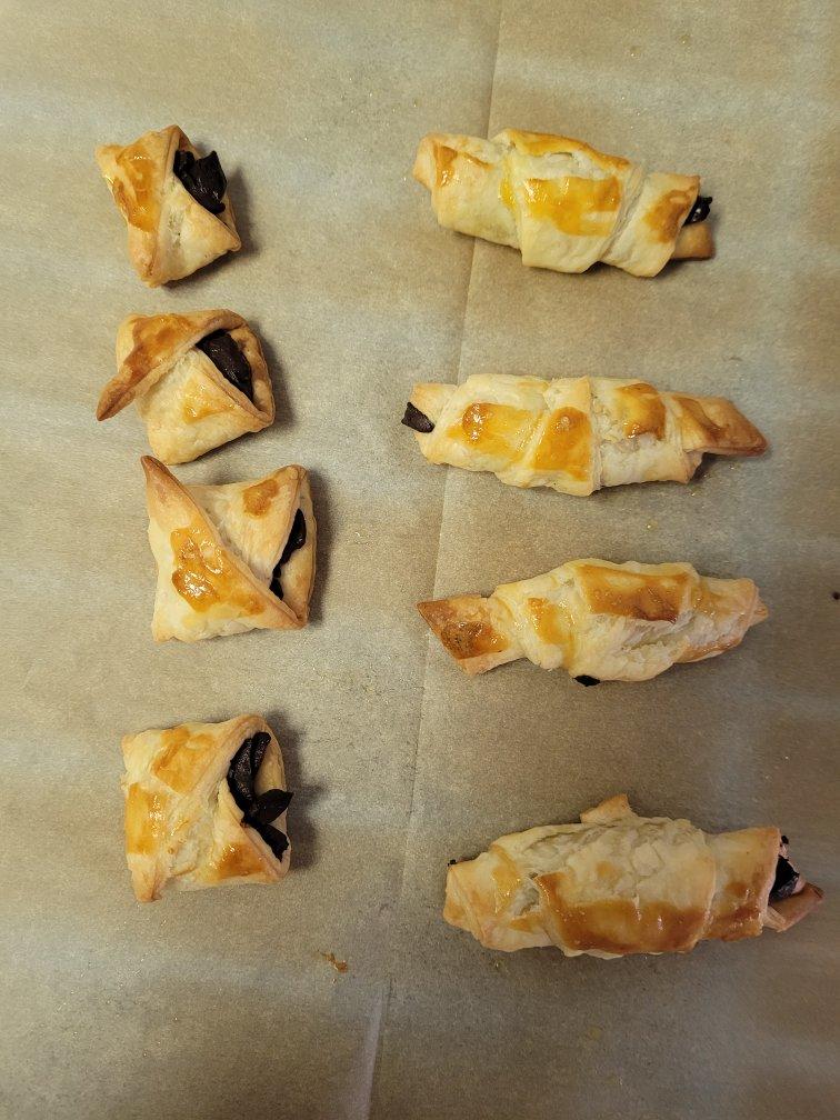 手抓饼皮快速做酥皮牛角包