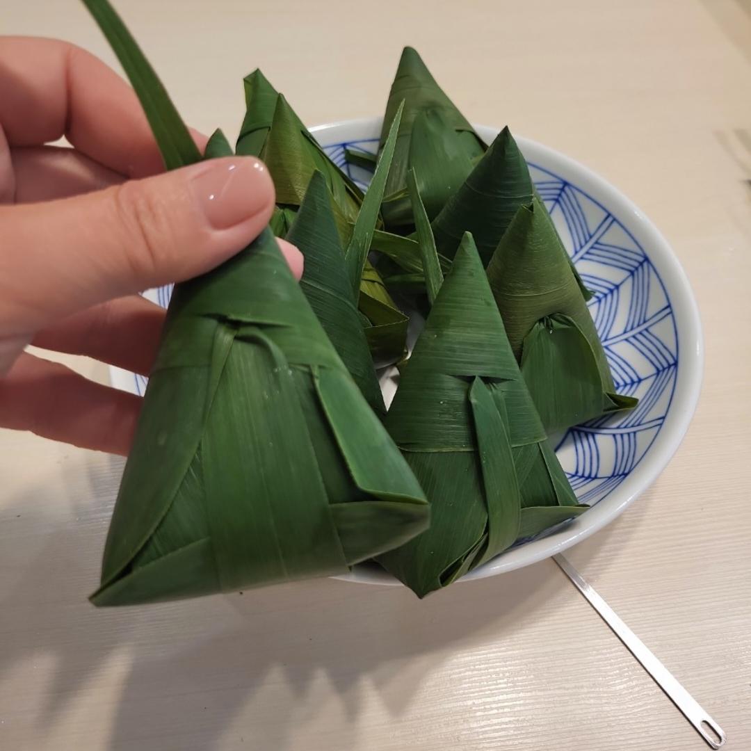 不捆线的穿粽子