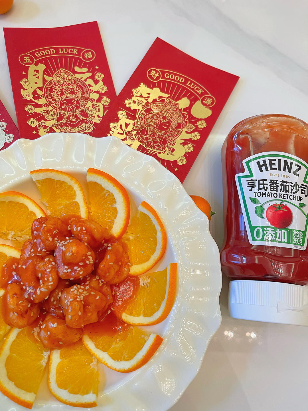 马到“橙”功｜酸甜开胃的喜庆虾球