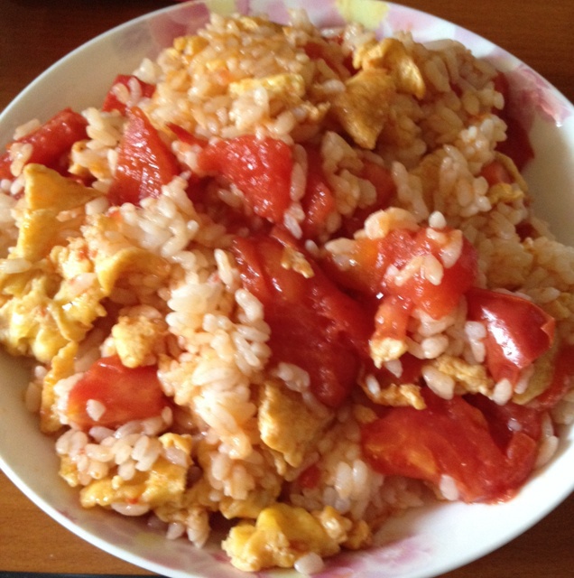 西红柿蛋炒饭