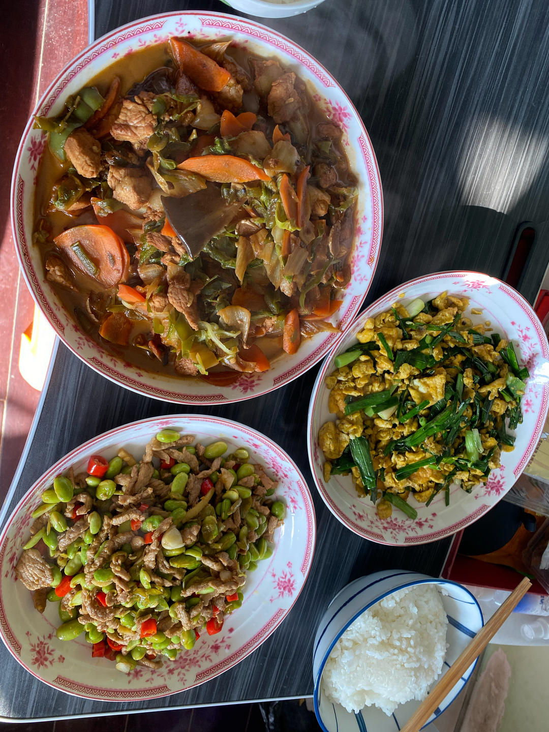 白菜梗炒肉丝