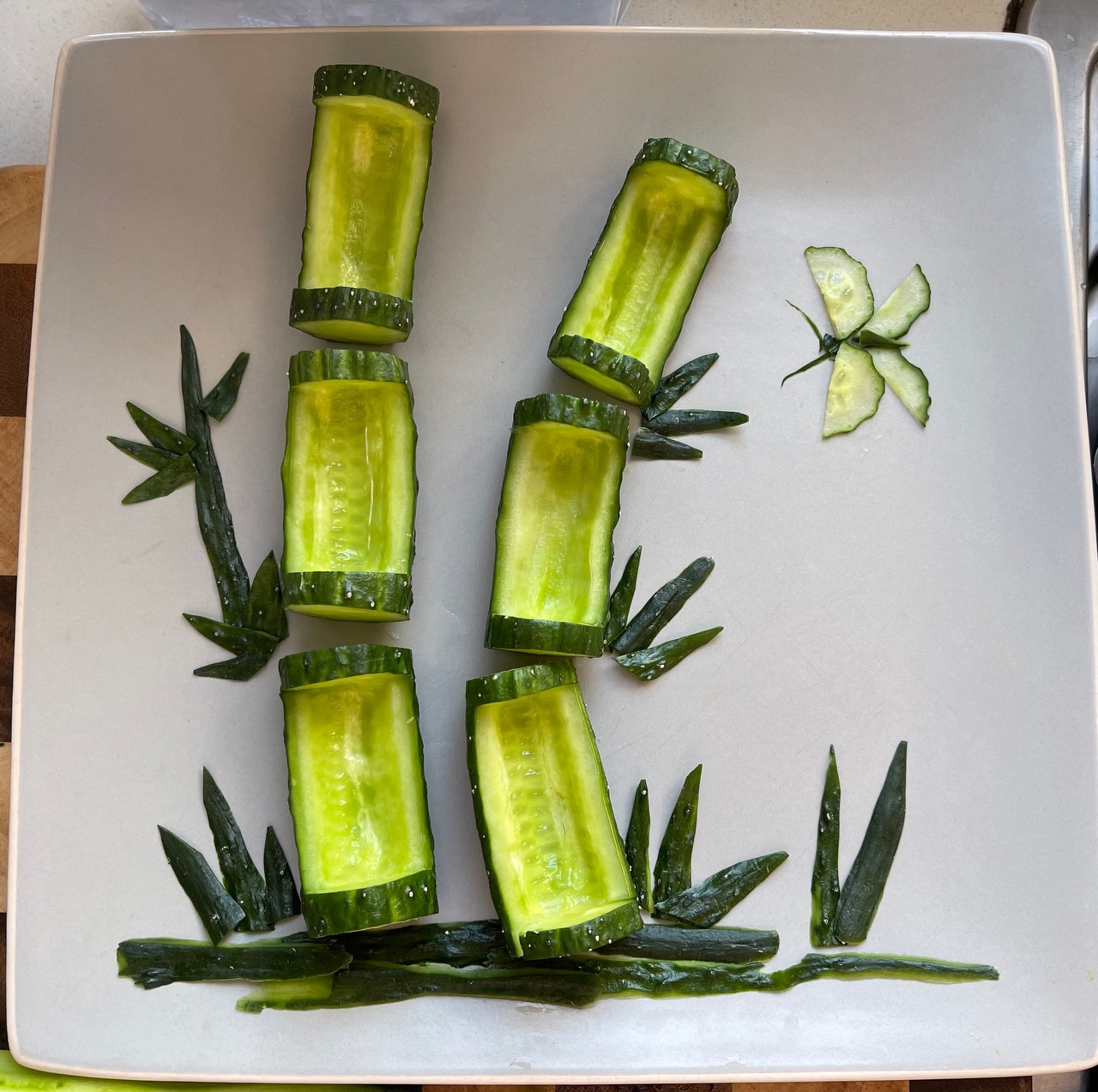 最美年夜饭🎋竹报平安-黄瓜玉米青豆沙拉的做法 步骤9