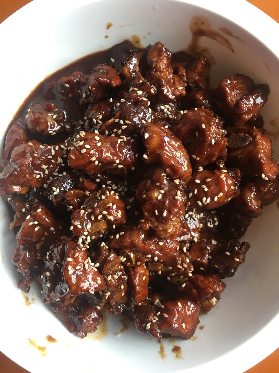红烧话梅排骨