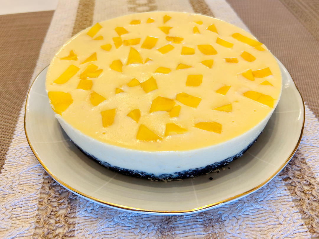 ㊙️无需烤箱❗️零失败芒果酸奶慕斯❗️入口即化