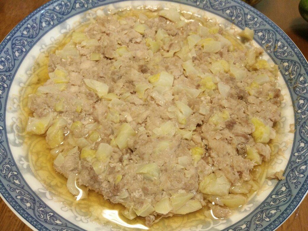 怜怜亲传徒弟晨做的瓜皮蒸瘦肉