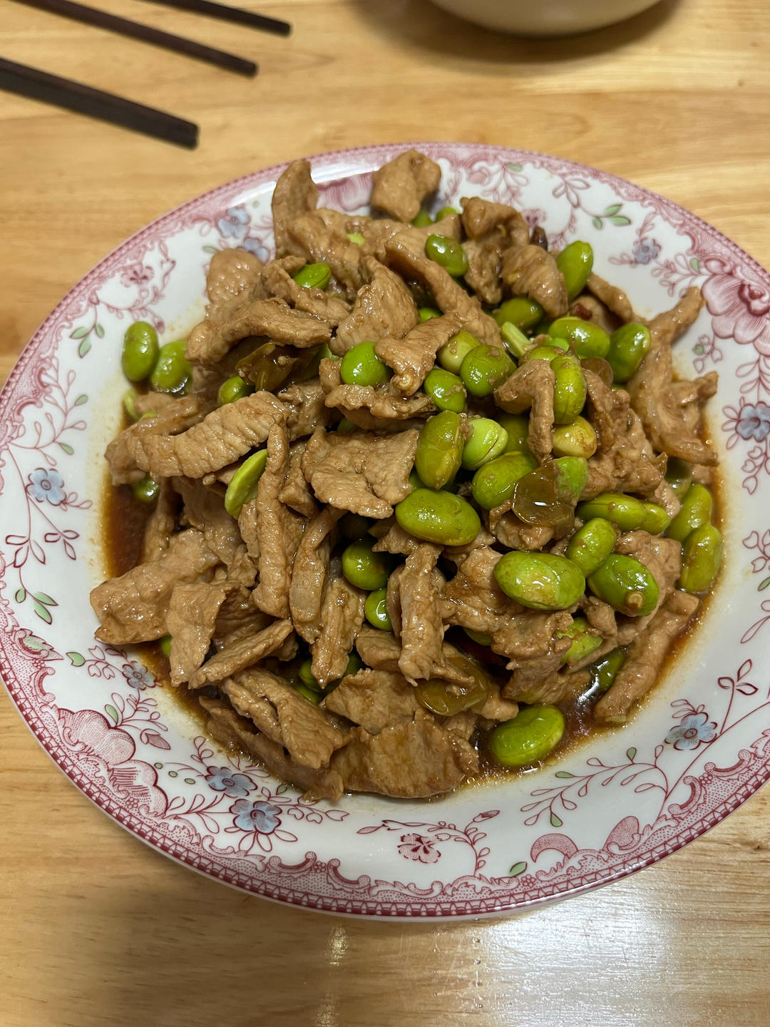 超级下饭菜：毛豆炒肉