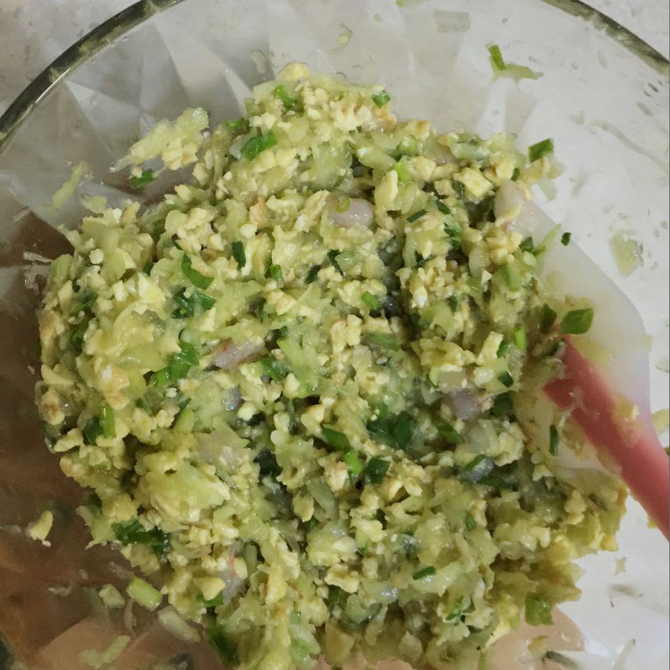 基础水饺-黄瓜虾仁馅 Basic Dumplings