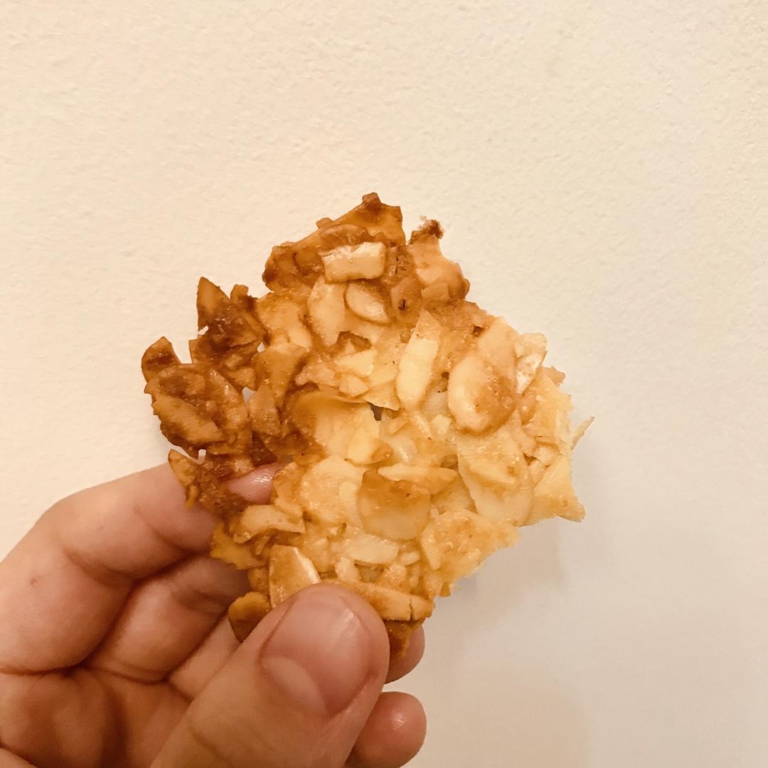 🔥酥脆香甜！无需打发就可以完成的焦糖脆杏仁饼干
