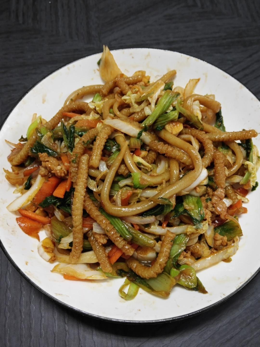 炒莜面鱼鱼