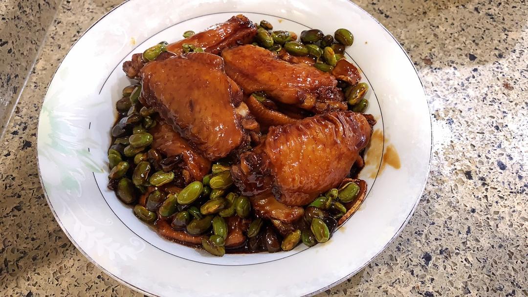 红烧毛豆鸡翅