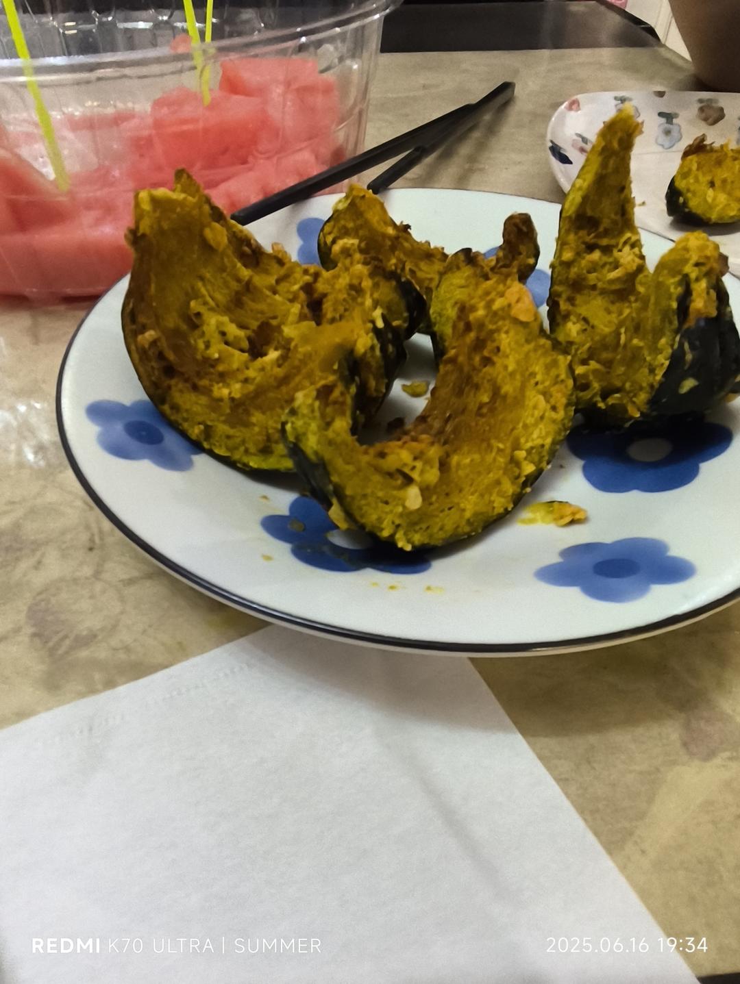 黄油蒜香焗贝贝南瓜🎃巨好吃！