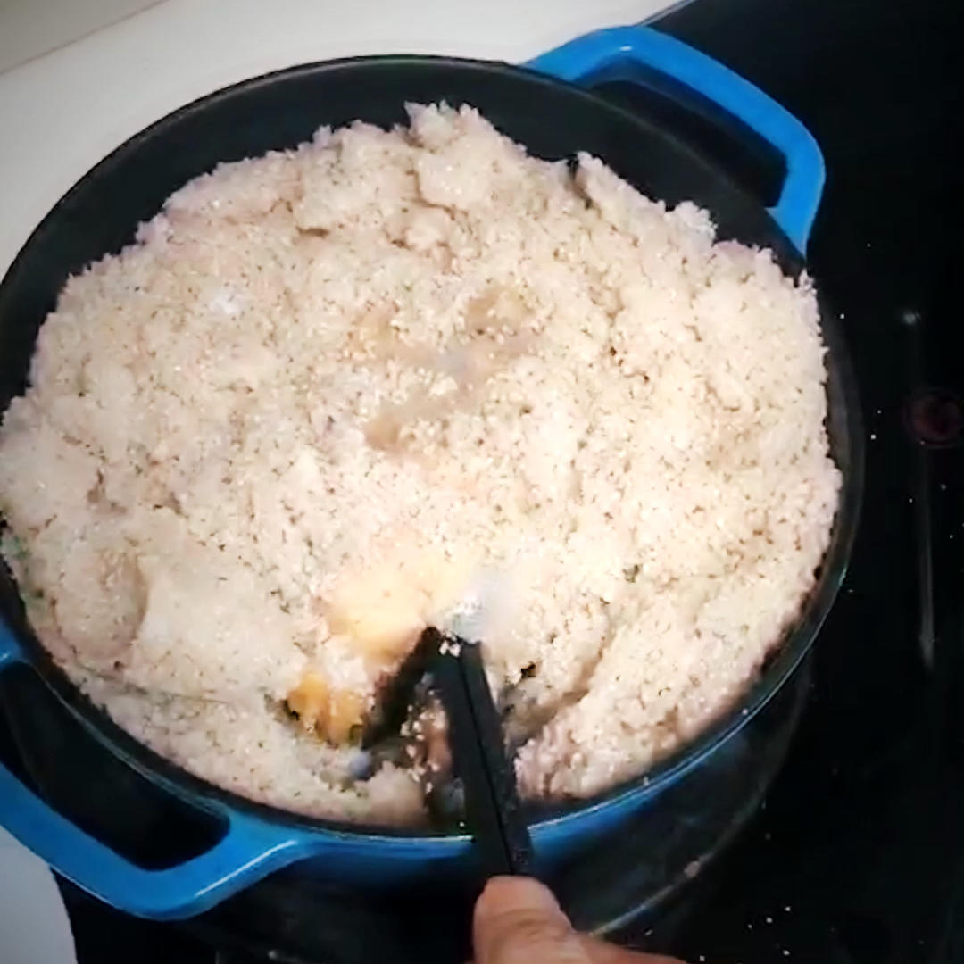 客家传统盐焗鸡-staub珐琅铸铁锅