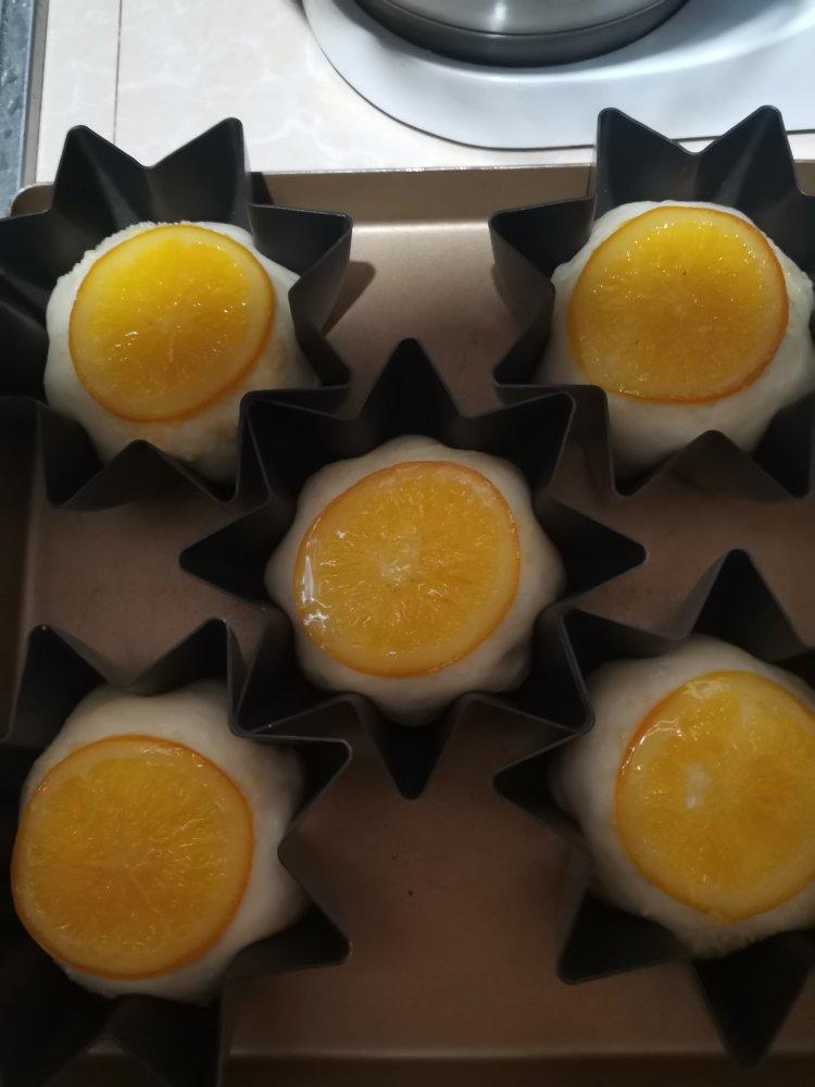 香橙卡士达星星包