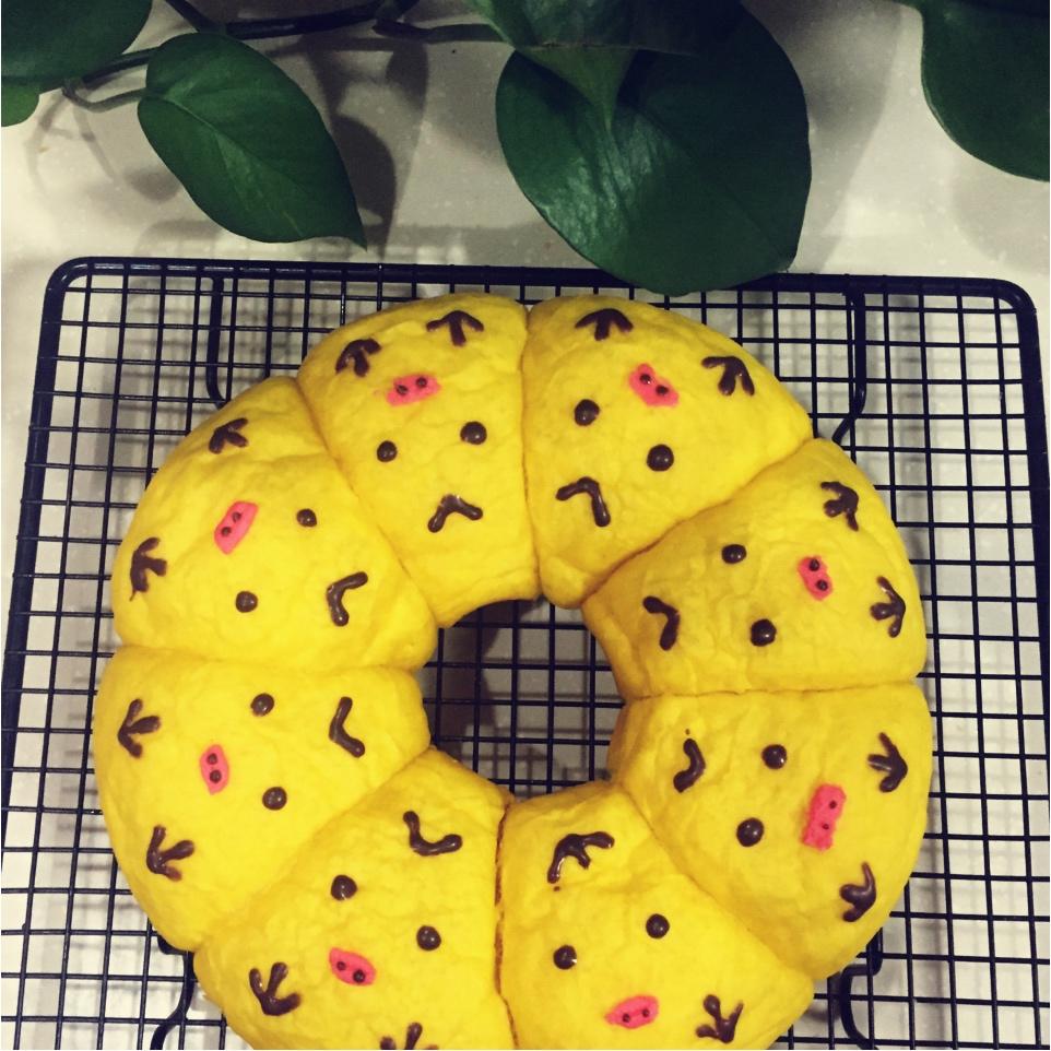 【沐沐酱下厨札记】小鸡哔哔面包